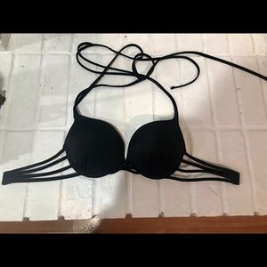 Black bikini top